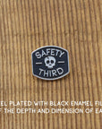 Safety 3rd Skull · Enamel Pin