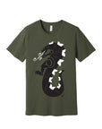 Jeffrey Veregge - Godzilla Tee Army Green