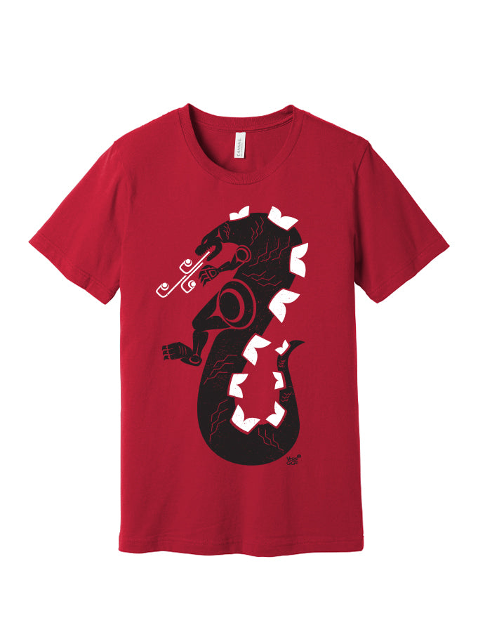 Jeffrey Veregge - Godzilla Tee Red