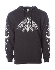 Witchy Moth · Pullover Hoodie · White