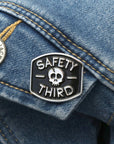 Safety 3rd Skull · Enamel Pin