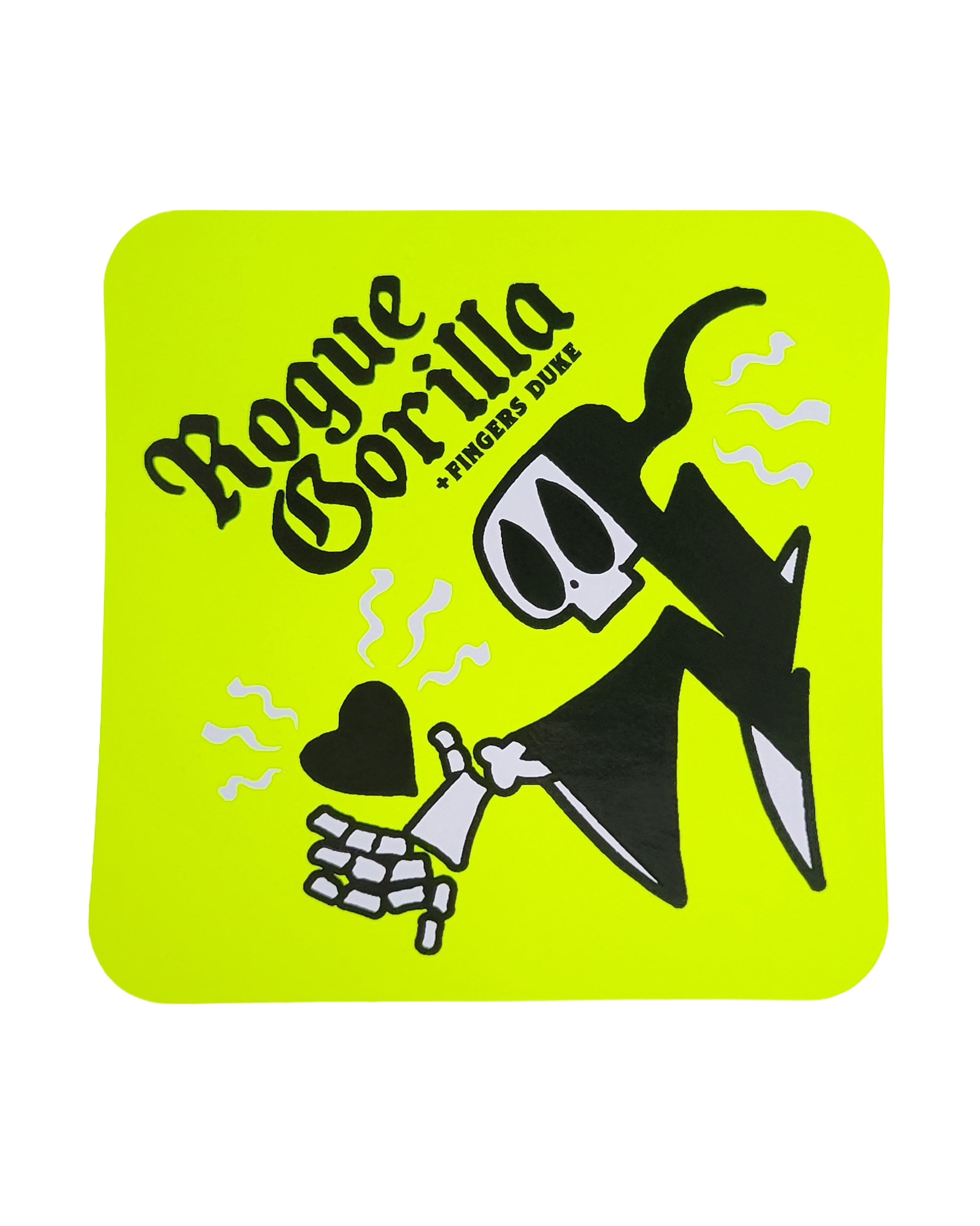 Rogue Gorilla · Black Light Sticker